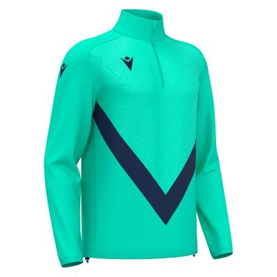 Толстовка тренировочная MACRON ANDUIN TRAINING 1/4 ZIP TOP TURQUOISE/NAVY