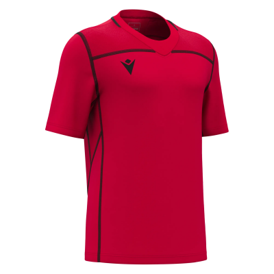 Регбийка игровая MACRON PERIDOT SHIRT RED/BLACK