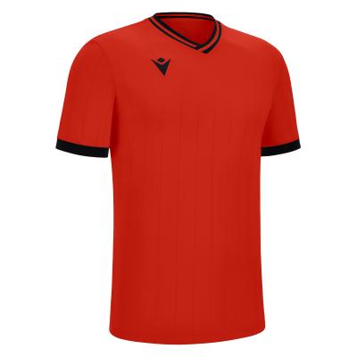 Футболка спортивная MACRON HALLEY SHIRT RED/BLACK