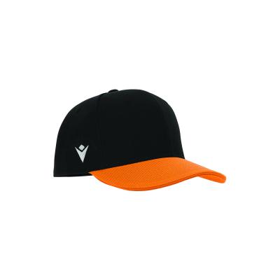 Бейсболка спортивная MACRON PEPPER BASEBALL CAP SR BLACK/ORANGE