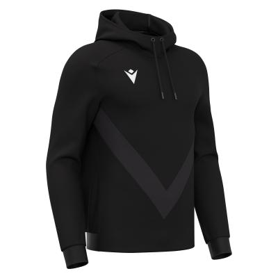 Худи спортивное MACRON FENDERS HOODED SWEATSHIRT BLACK/DARK GREY