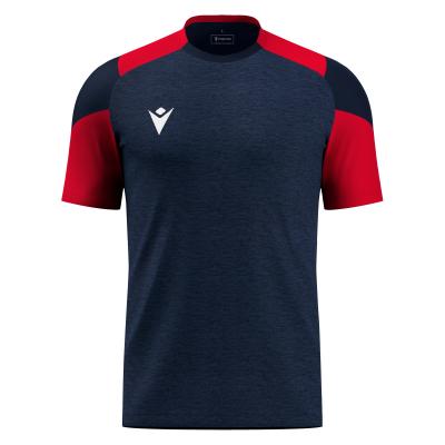 Футболка спортивная MACRON GOLEM SHIRT NAVY/RED