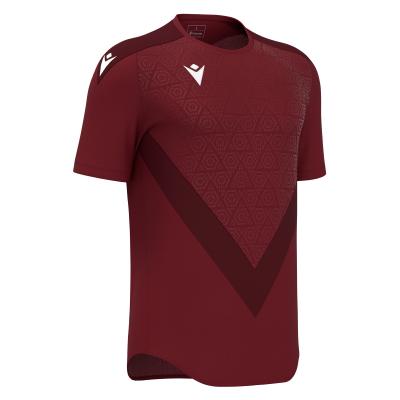 Футболка спортивная MACRON WISP SHIRT CARDINAL/DARK CARDINAL