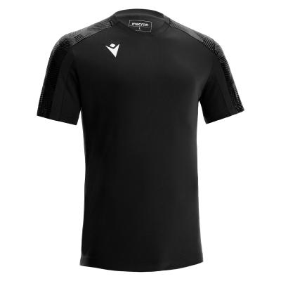 Футболка спортивная MACRON GEDE SHIRT BLACK/DARK GREY