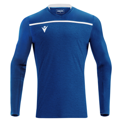Футболка спортивная MACRON DENEB SHIRT LS ROYAL BLUE/WHITE