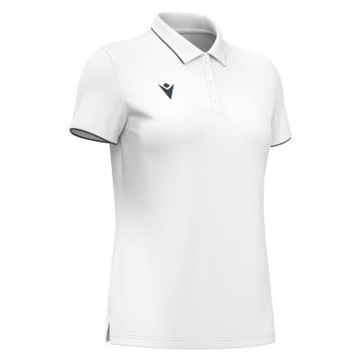 Поло спортивное женское MACRON MELODY POLO WHITE/GREY