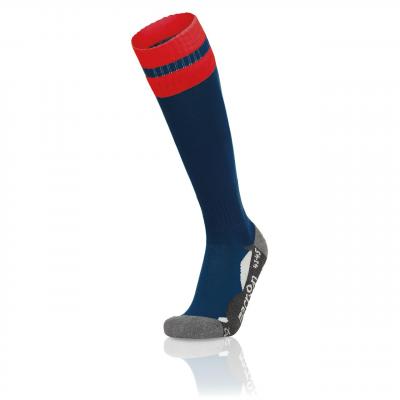 Гетры футбольные MACRON AZLON NAVY/RED