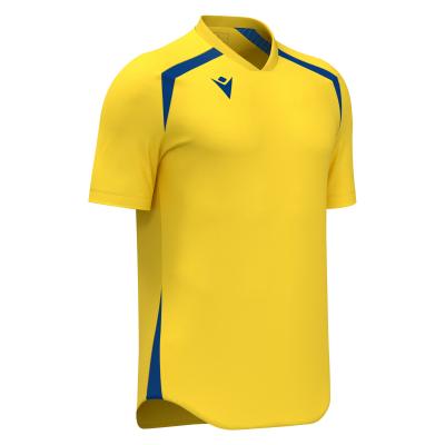 Футболка спортивная MACRON WYRM SHIRT YELLOW/ROYAL BLUE