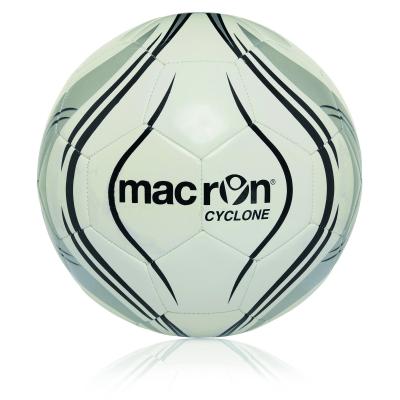 Мяч футбольный тренировочный MACRON CYCLONE N.5 WHITE/BLACK