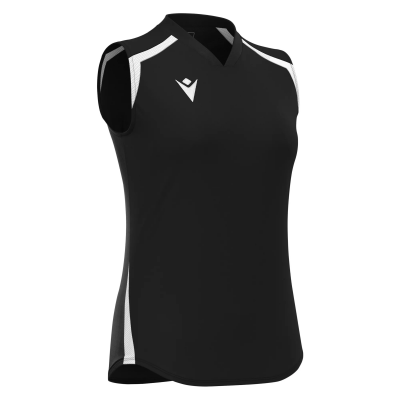 Футболка спортивная женская MACRON FROSTMOOR SHIRT BLACK/WHITE