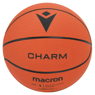 Мяч маленький баскетбольный MACRON CHARM MINI BALL №1 ORANGE