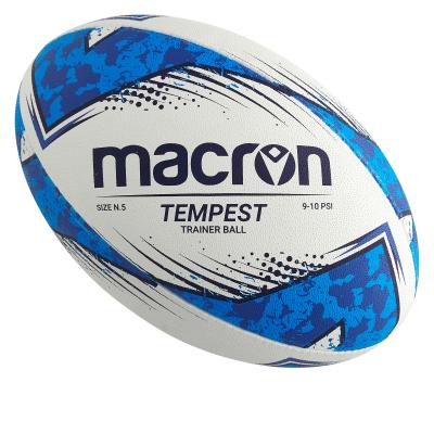 Мяч регбийный MACRON TEMPEST РАЗМЕР 4 WHITE/ROYAL BLUE