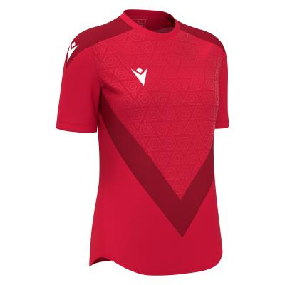 Футболка спортивная женская MACRON DRYAD RED/DARK RED