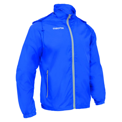 Ветровка спортивная MACRON PRAIA MESH LINED WINDBREAKER ROYAL BLUE/GREY