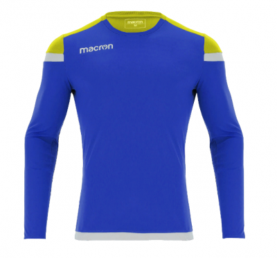 Футболка спортивная MACRON TITAN SHIRT LS ROYAL BLUE/YELLOW/WHITE