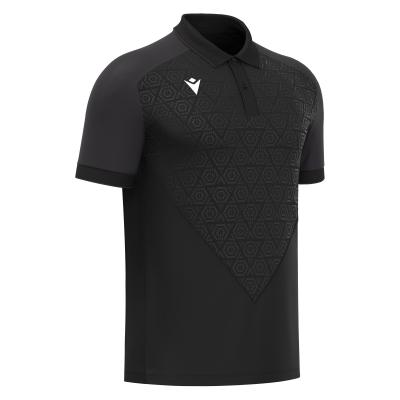Поло парадное MACRON BALDWIN POLO BLACK/DARK GREY