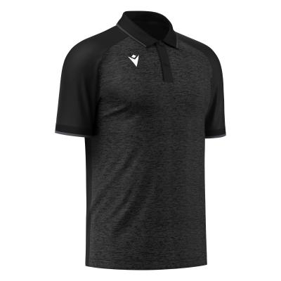 Поло парадное MACRON AULOS POLO BLACK/DARK ANTHRACITE