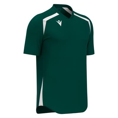 Футболка спортивная MACRON WYRM SHIRT BOTTLE GREEN/WHITE