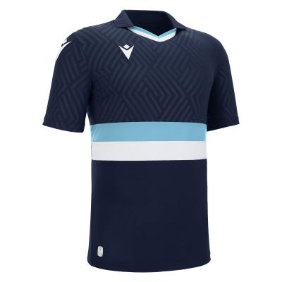 Футболка спортивная MACRON CHARON ECO SHIRT NAVY/COLUMBIA/WHITE