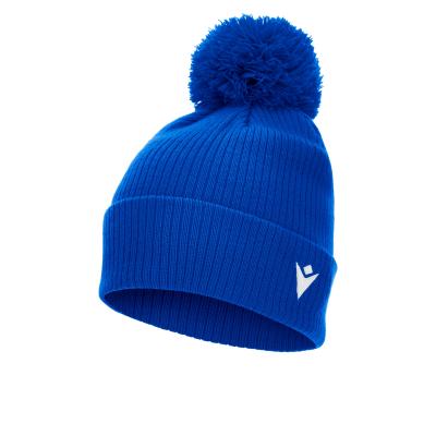 Шапка спортивная MACRON SNOW POMPON BEANIE ROYAL BLUE