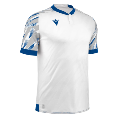 Футболка спортивная MACRON THEMIS ECO SHIRT WHITE/ROYAL BLUE