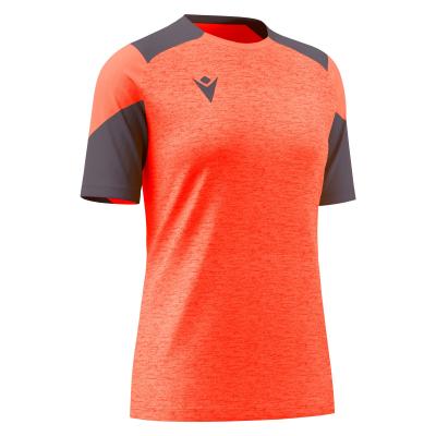 Футболка спортивная женская MACRON SPHINX NEON CORAL/ANTHRACITE
