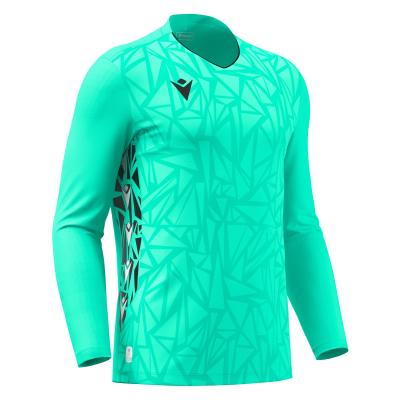 Футболка спортивная MACRON CORVUS ECO GK SHIRT TURQUOISE/BLACK