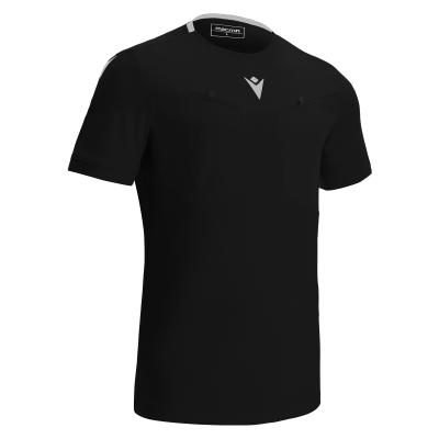 Футболка судейская проф. MACRON FRISK SHIRT BLACK/WHITE