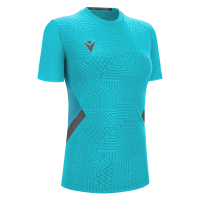 Футболка спортивная женская MACRON SKAT NEON SKY/ANTHRACITE
