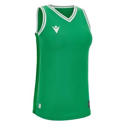 Майка спортивная MACRON TELLURIUM ECO WOMAN SHIRT GREEN/WHITE