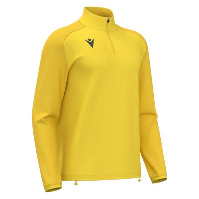 Толстовка тренировочная MACRON ISEN 1/4 ZIP TOP YELLOW/DARK YELLOW