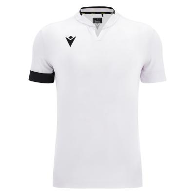 Футболка спортивная MACRON MAGISTR ICON MATCH DAY KOREAN POLO SHIRT WHITE/BLACK