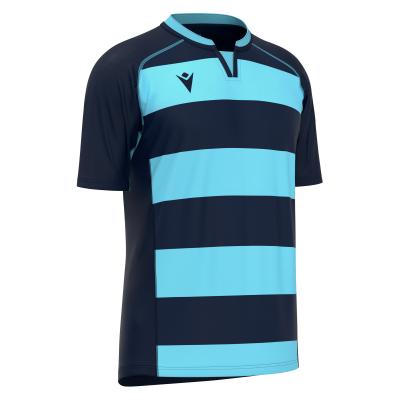 Регбийка игровая MACRON ALABASTER SHIRT NAVY/COLUMBIA