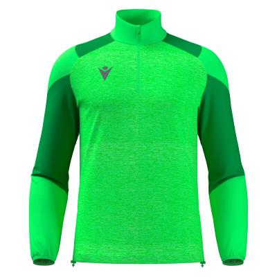 Толстовка тренировочная MACRON CUZCO TRAINING 1/4 ZIP TOP NEON GREEN/GREEN