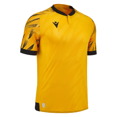 Футболка спортивная MACRON THEMIS ECO SHIRT AMBER/BLACK