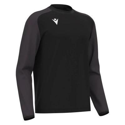Толстовка тренировочная MACRON THALOS TRAINING TOP BLACK/DARK GREY