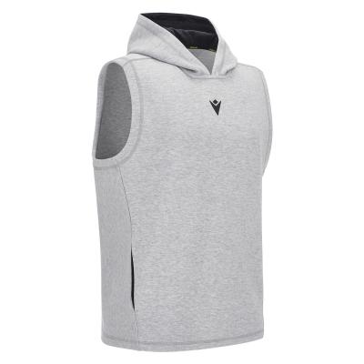 Худи спортивное MACRON REMI ICON COTTON HOODYSLEVELESS GREY MELANGE