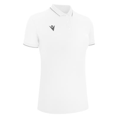 Поло спортивное женское х/б MACRON WALTZ ECO POLO WHITE