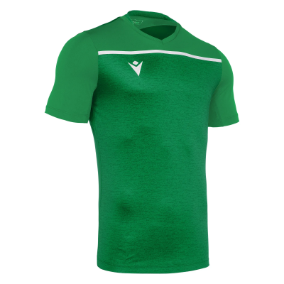 Футболка спортивная MACRON DENEB SHIRT GREEN/WHITE