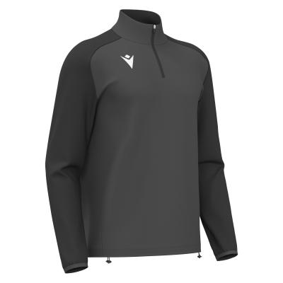 Толстовка тренировочная MACRON ISEN 1/4 ZIP TOP ANTHRACITE/DARK ANTHRACITE