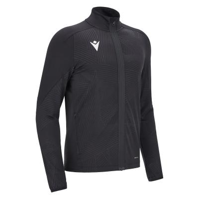 Тренировочная олимпийка MACRON ENZO ICON FULL ZIP TOP BLACK
