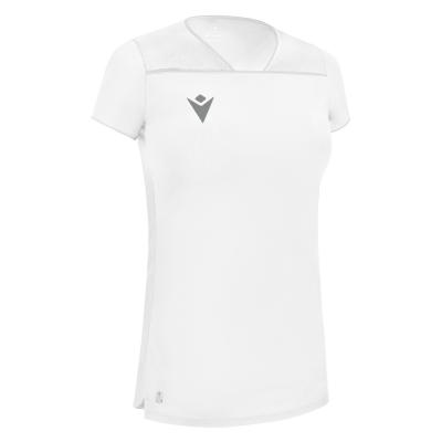 Футболка спортивная женская MACRON STEEL ECO SHIRT WHITE