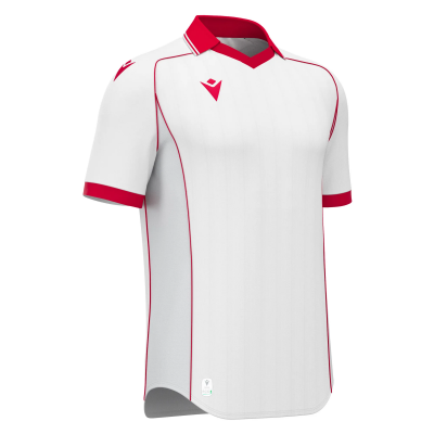 Футболка спортивная MACRON WARDEN ECO SHIRT WHITE/RED