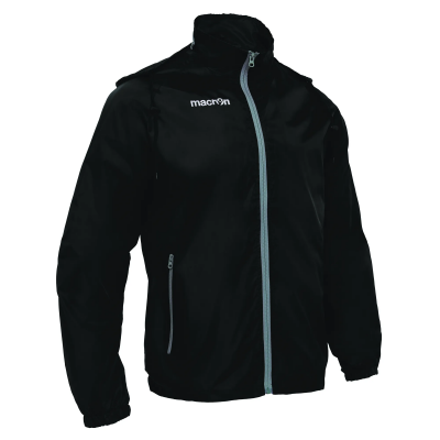 Ветровка спортивная MACRON PRAIA MESH LINED WINDBREAKER BLACK/GREY