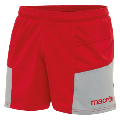 Шорты игровые MACRON DUNSTAN SHORT RED/GREY