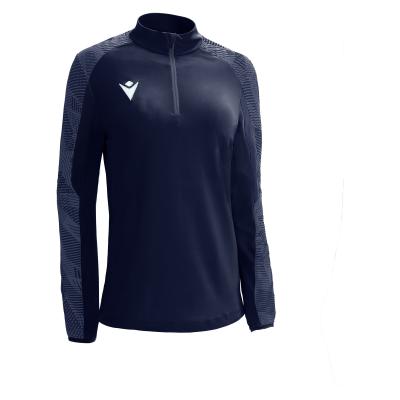 Толстовка тренировочная женская MACRON DORA TRAINING 1/4 ZIP TOP NAVY/LIGHT NAVY