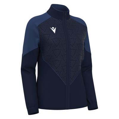 Олимпийка парадная женская MACRON ARTEMIS FULL LENGTH ZIP TOP NAVY/LIGHT NAVY