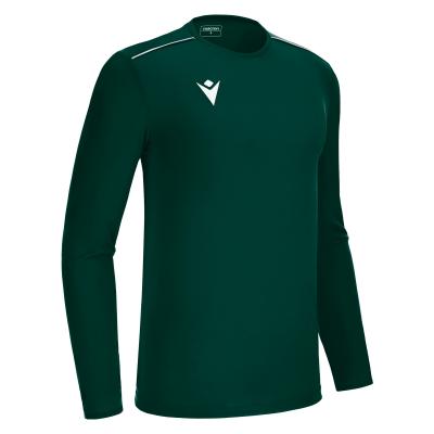 Футболка спортивная MACRON RIGEL HERO SHIRT LS BOTTLE GREEN