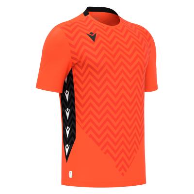 Футболка спортивная MACRON SCORPIO ECO SHIRT ORANGE/BLACK
