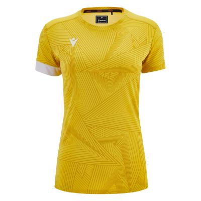 Футболка спортивная MACRON DOMIZIA II ICON MATCH DAY SHIRT YELLOW/WHITE